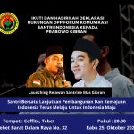 Forum Komunikasi Santri Indonesia Tegaskan  Dukung Prabowo-Gibran