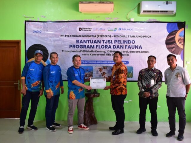 Pelindo Regional 2 Tanjung Priok Tanam Harapan Baru bagi Ekosistem Laut di Kepulauan Seribu
