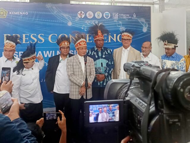 Menyambut Penyelenggaraan Pesparawi Nasional XIV 2026  Monokwari : Menteri Agama Menegaskan Melalui Nyanyian Perkuat Persaudaraan
