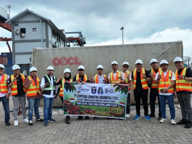 IPC TPK Jambi Dukung Ekspor 19,2 Ton Kopi Kerinci ke Mesir