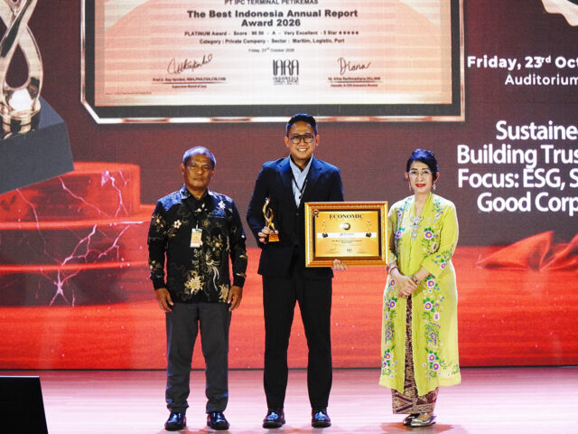 Kedepankan Transparansi Pelaporan, IPC TPK Sabet Platinum Award di Ajang IARA 2026